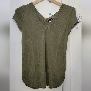 H by Bordeaux women's deep V-Neck Top Size XSmall